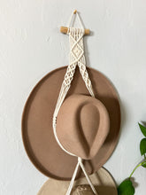 Load image into Gallery viewer, Macrame Hat Hanger