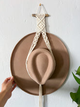 Load image into Gallery viewer, Macrame Hat Hanger