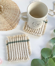 Load image into Gallery viewer, Macramé Coasters (Set of 2)