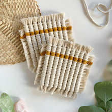 Load image into Gallery viewer, Macramé Coasters (Set of 2)