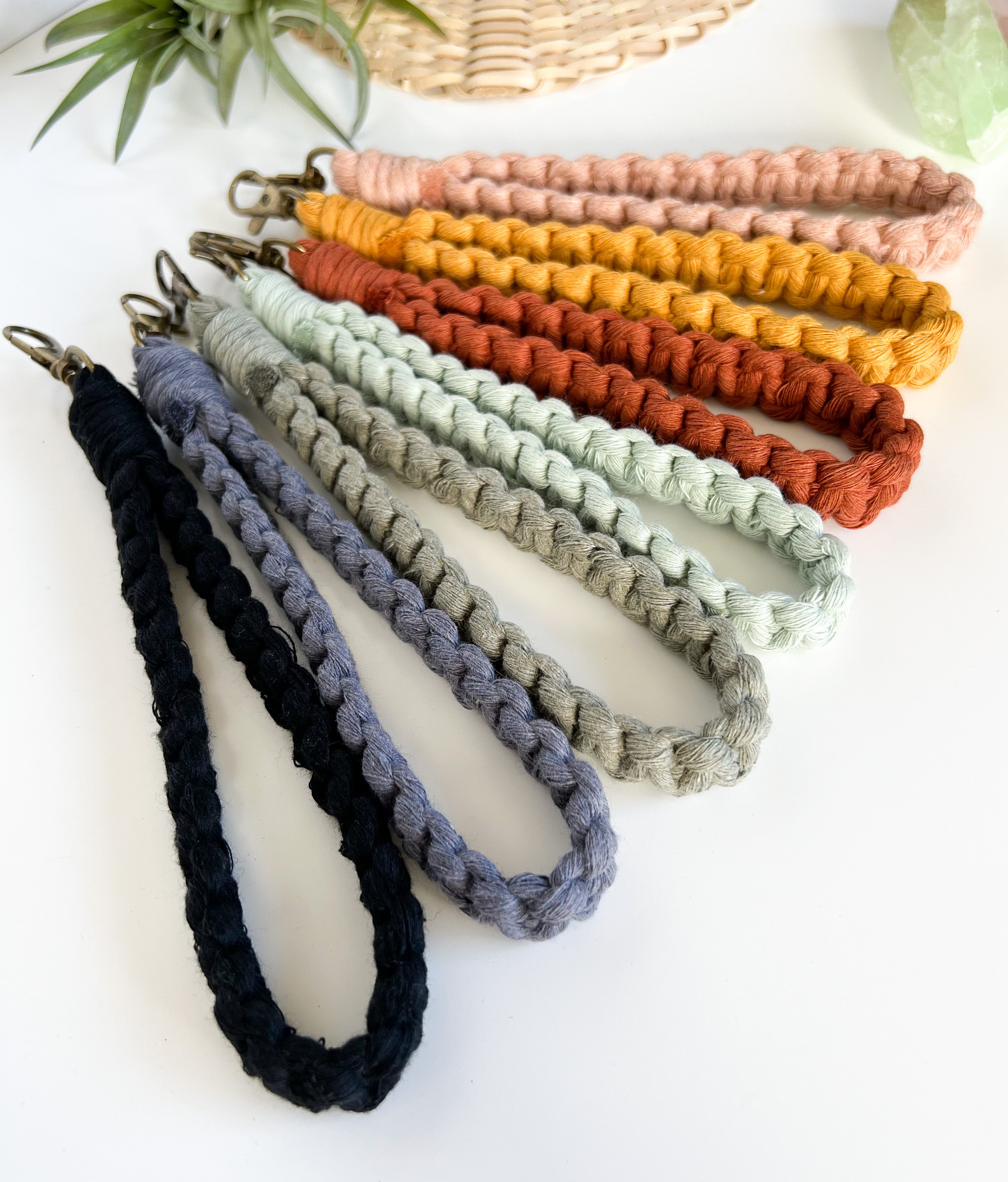 Macramé Keychain – Tied + True Goods